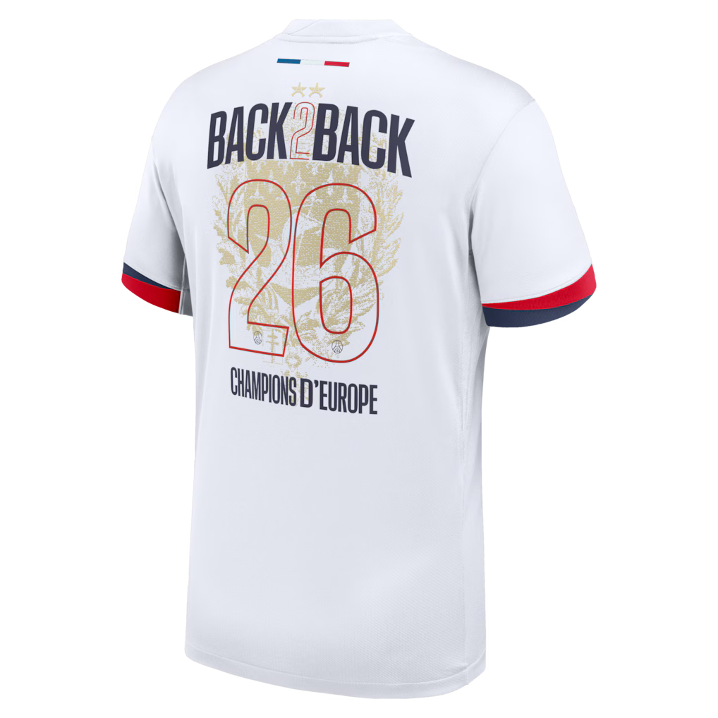 Maillot PSG  2025-2026 -Flocage Champions d'Europe