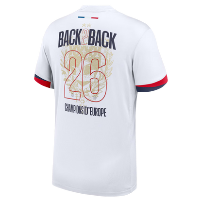 Maillot PSG  2025-2026 -Flocage Champions d'Europe