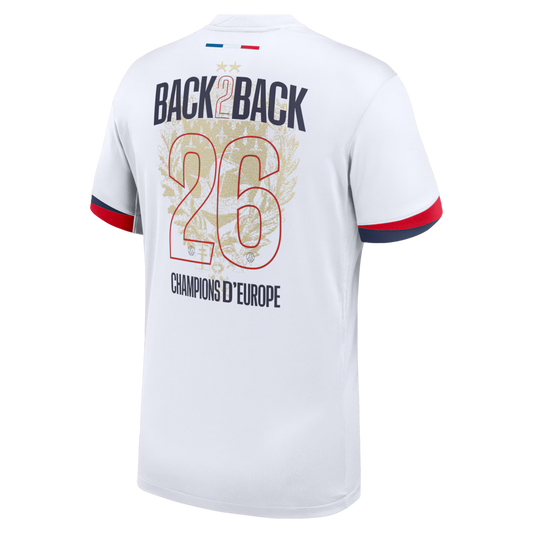 Maillot PSG  2025-2026 -Flocage Champions d'Europe